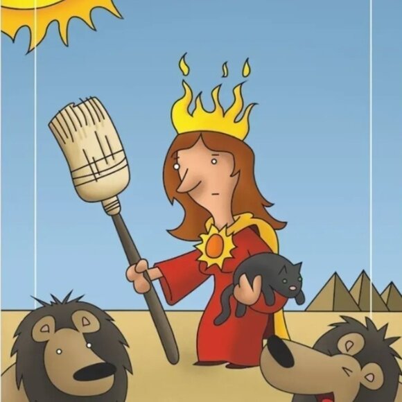 The Stoller Tarot in a Tin 78 cards 64-page booklet Palm size CAT-atude Sanctuar - Picture 5 of 12